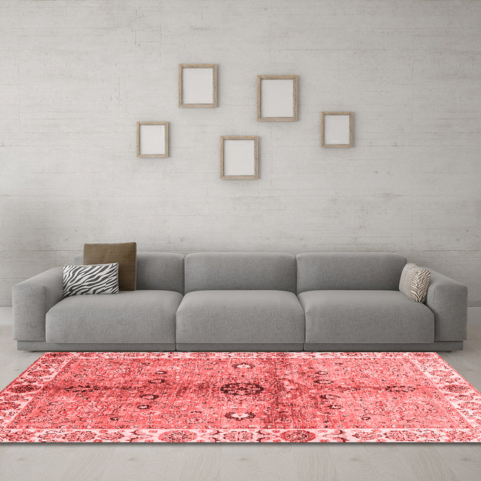 Traditional Red Washable Rugs