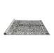 Sideview of Machine Washable Oriental Gray Traditional Rug, wshabs3522gry