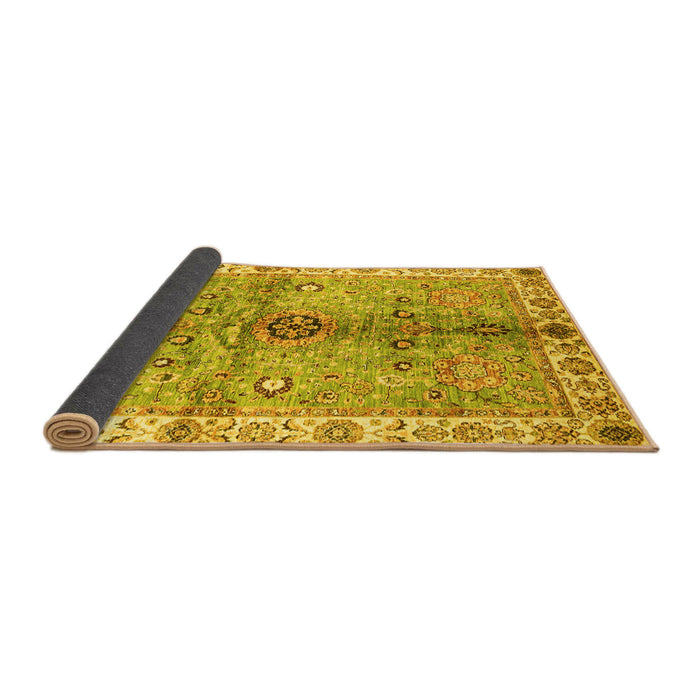 Sideview of Oriental Yellow Traditional Rug, abs3522yw