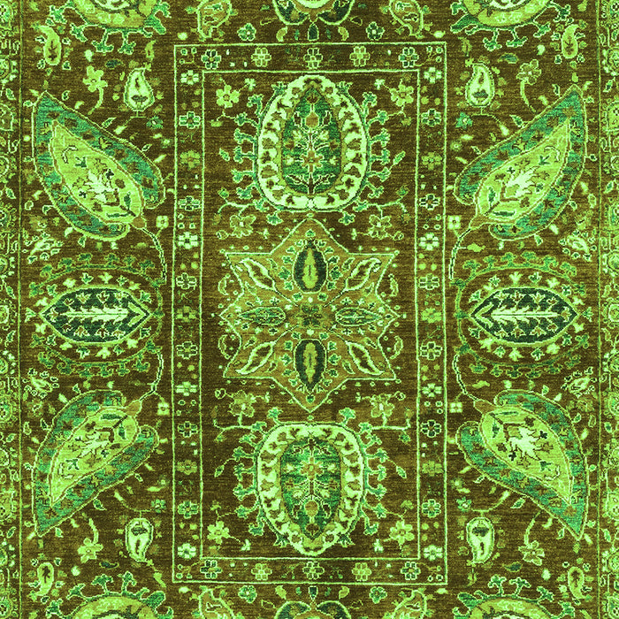 Abstract Green Modern Rug, abs3523grn