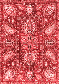 Abstract Red Modern Rug, abs3523red