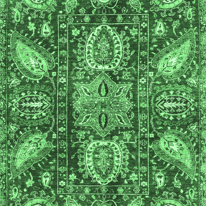 Abstract Emerald Green Modern Rug, abs3523emgrn