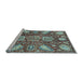 Sideview of Machine Washable Abstract Light Blue Modern Rug, wshabs3523lblu