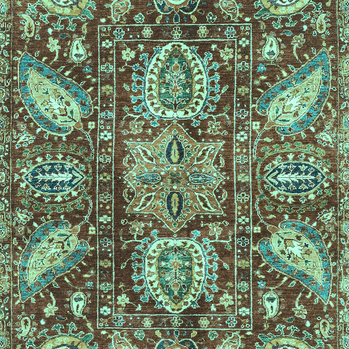 Abstract Turquoise Modern Rug, abs3523turq