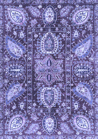 Abstract Blue Modern Rug, abs3523blu