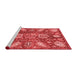 Modern Red Washable Rugs