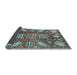 Sideview of Abstract Light Blue Modern Rug, abs3523lblu