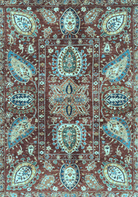 Abstract Light Blue Modern Rug, abs3523lblu