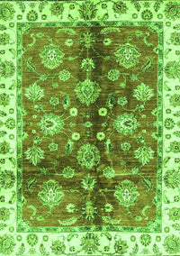 Oriental Green Traditional Rug, abs3524grn