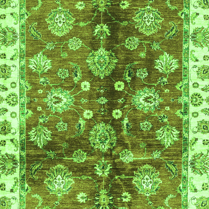 Oriental Green Traditional Rug, abs3524grn