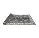 Sideview of Oriental Gray Traditional Rug, abs3524gry