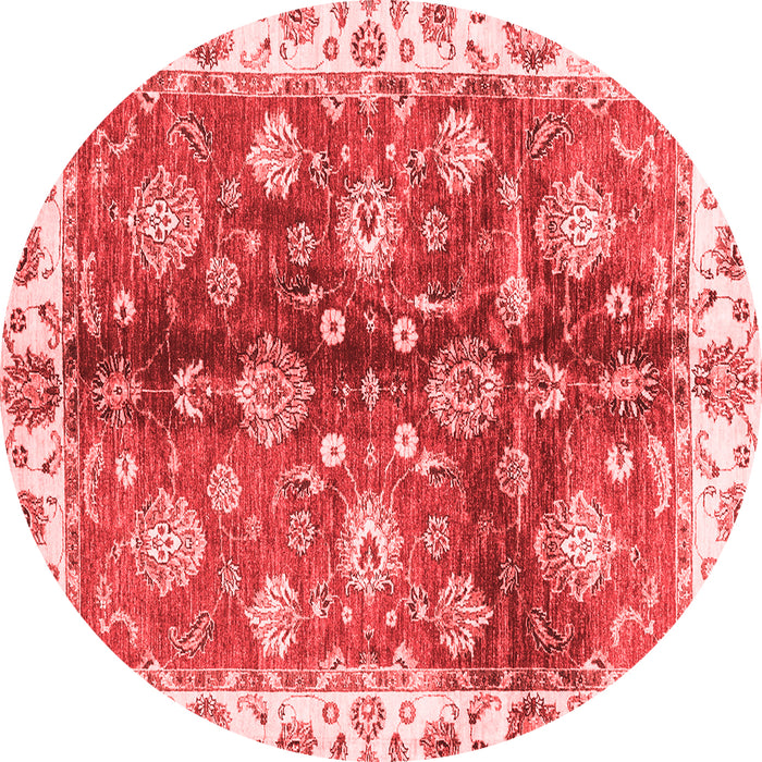 Machine Washable Oriental Red Traditional Rug, wshabs3524red
