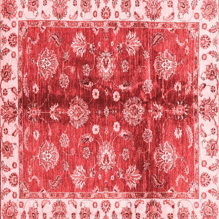 Machine Washable Oriental Red Traditional Rug, wshabs3524red