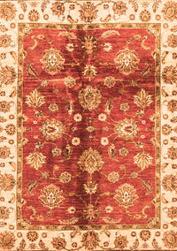 Oriental Orange Traditional Rug, abs3524org