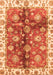 Machine Washable Oriental Orange Traditional Area Rugs, wshabs3524org