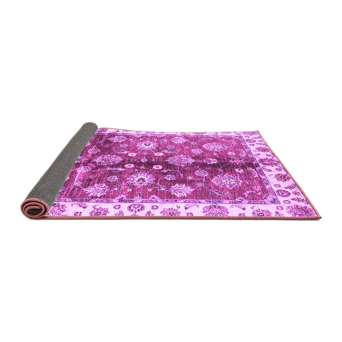 Sideview of Oriental Purple Traditional Rug, abs3524pur