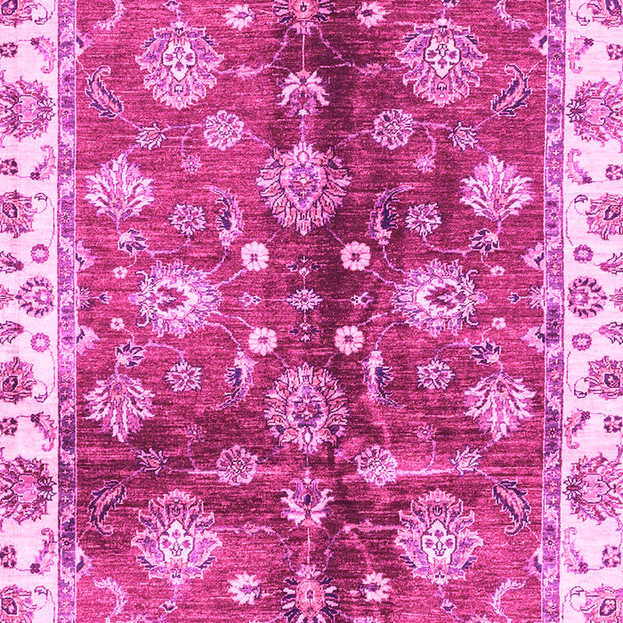 Machine Washable Oriental Pink Traditional Rug, wshabs3524pnk