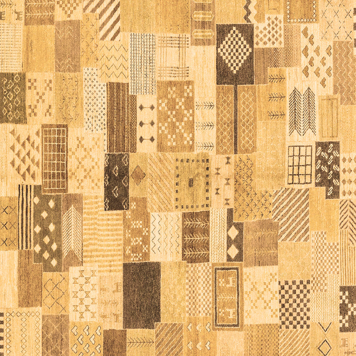 Square Machine Washable Abstract Brown Modern Rug, wshabs3525brn
