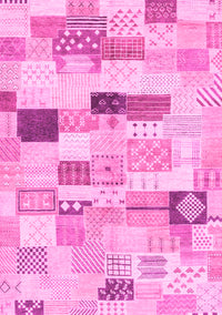 Abstract Pink Modern Rug, abs3525pnk