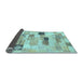 Sideview of Abstract Light Blue Modern Rug, abs3525lblu