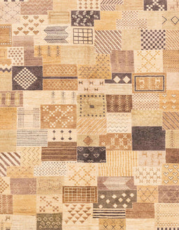 Abstract Orange Modern Rug, abs3525