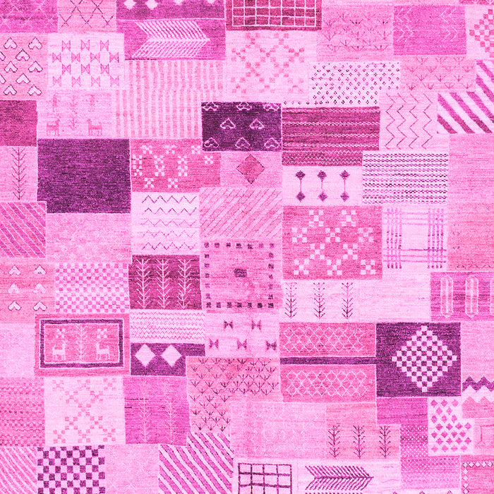 Machine Washable Abstract Pink Modern Rug, wshabs3525pnk