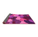 Sideview of Abstract Pink Modern Rug, abs3526pnk