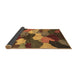 Sideview of Abstract Brown Modern Rug, abs3526brn