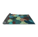 Sideview of Abstract Light Blue Modern Rug, abs3526lblu