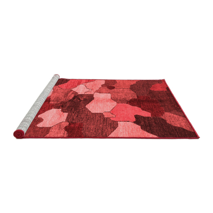 Modern Red Washable Rugs