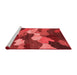 Modern Red Washable Rugs