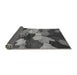 Sideview of Abstract Gray Modern Rug, abs3526gry