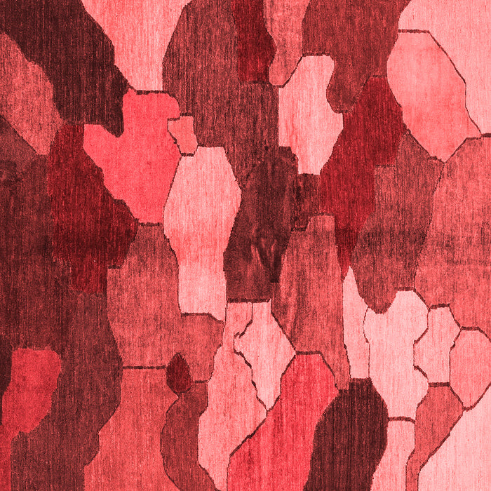 Machine Washable Abstract Red Modern Rug, wshabs3526red