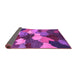 Sideview of Abstract Purple Modern Rug, abs3526pur