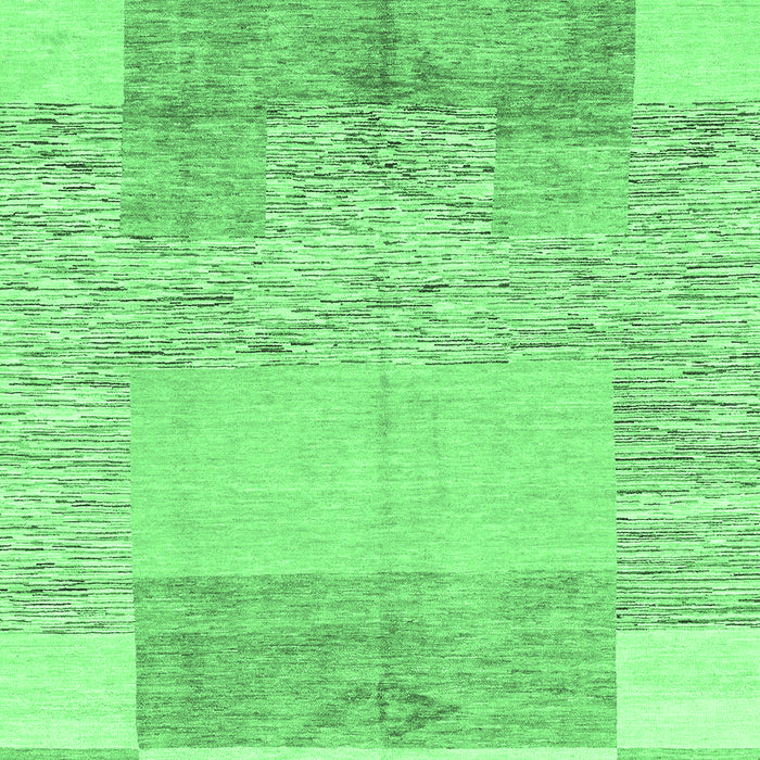Abstract Emerald Green Modern Rug, abs3527emgrn