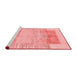 Modern Red Washable Rugs