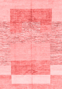 Abstract Red Modern Rug, abs3527red