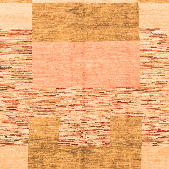 Machine Washable Abstract Orange Modern Area Rugs, wshabs3527org