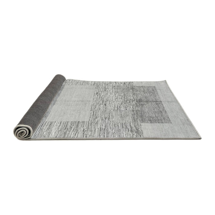 Sideview of Abstract Gray Modern Rug, abs3527gry