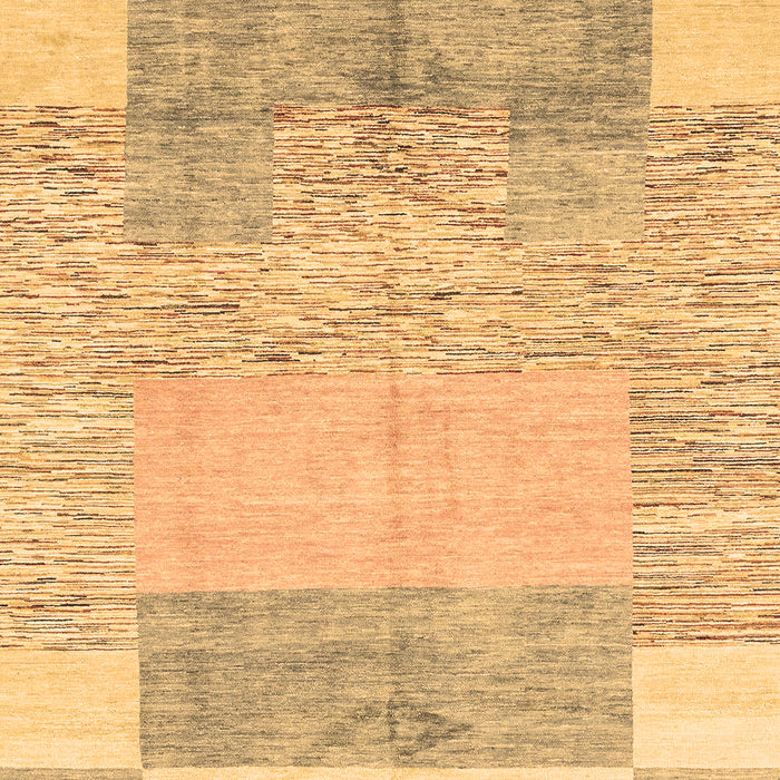 Machine Washable Abstract Brown Modern Rug, wshabs3527brn