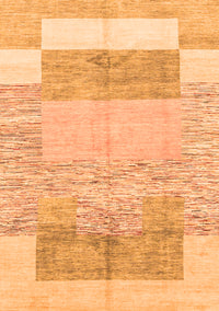 Abstract Orange Modern Rug, abs3527org