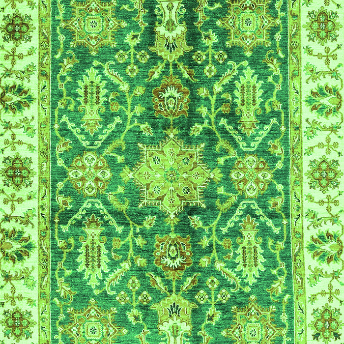 Oriental Green Traditional Rug, abs3528grn