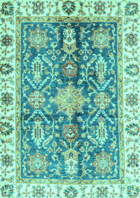 Oriental Turquoise Traditional Rug, abs3528turq