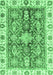 Oriental Emerald Green Traditional Rug, abs3528emgrn