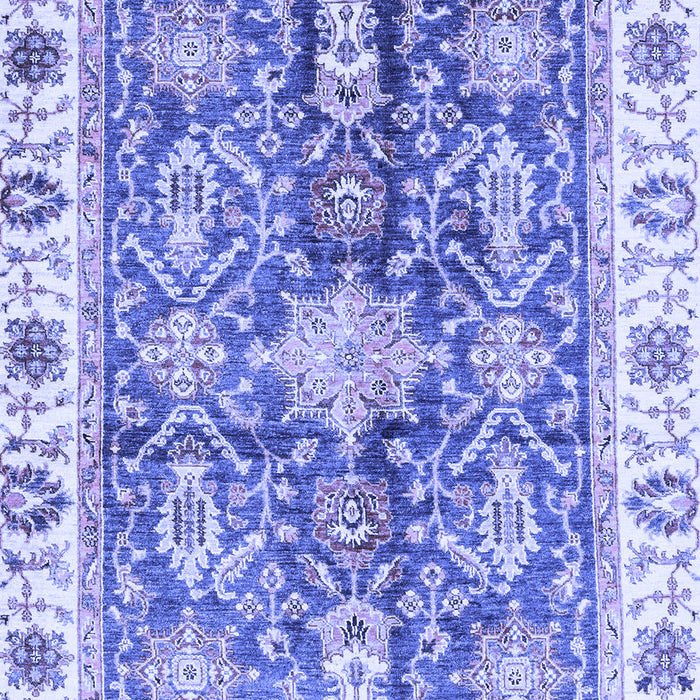 Machine Washable Oriental Blue Traditional Rug, wshabs3528blu