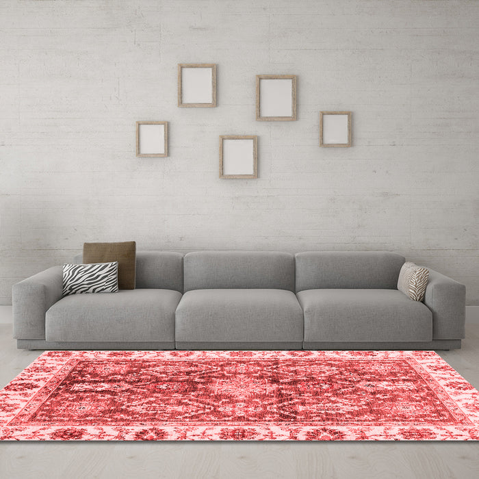 Traditional Red Washable Rugs