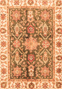 Oriental Orange Traditional Rug, abs3528org