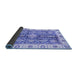 Sideview of Oriental Blue Traditional Rug, abs3528blu