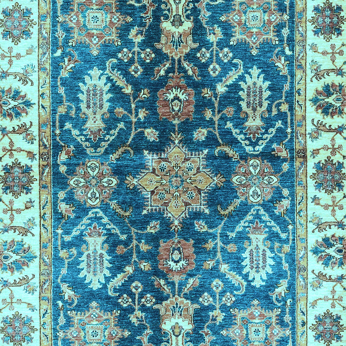 Oriental Light Blue Traditional Rug, abs3529lblu