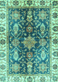 Oriental Turquoise Traditional Rug, abs3529turq